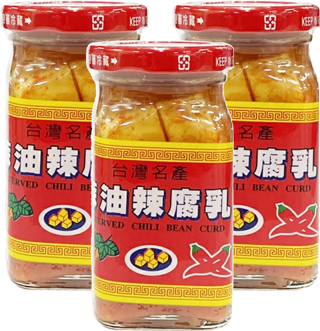 大全 蔴油辣腐乳, 120g, 3罐
