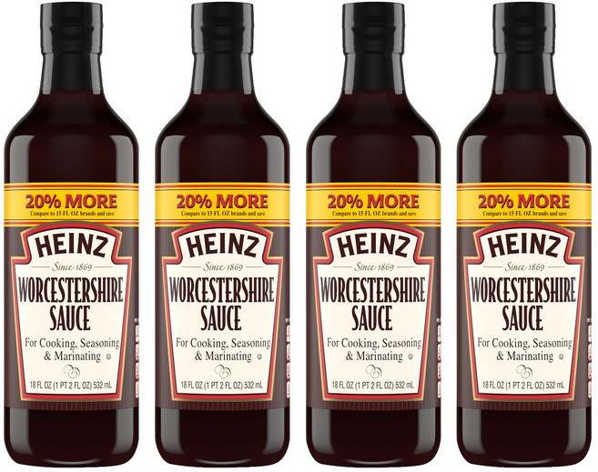 하인즈 우스터 소스, 532ml, 4개