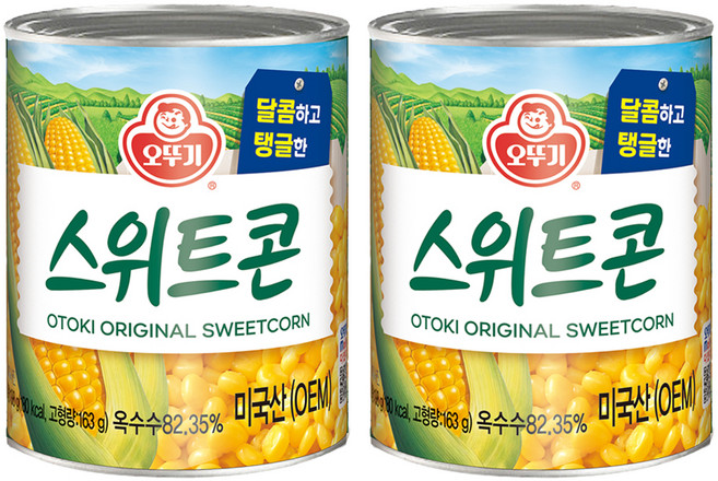 오뚜기 스위트콘 통조림, 198g, 2개