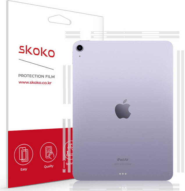 스코코 무광 측면 태블릿PC 외부보호필름 2p 세트, 2개