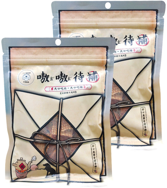 T.N.A. 悠遊 嗷嗷待補系列 好口氣蕎麥綠茶雞肉塊, 60g, 2包