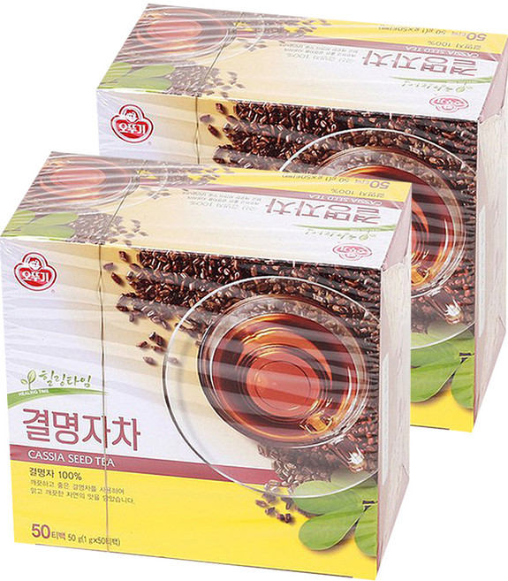 오뚜기 결명자 차 티백, 1g, 50개입, 2개