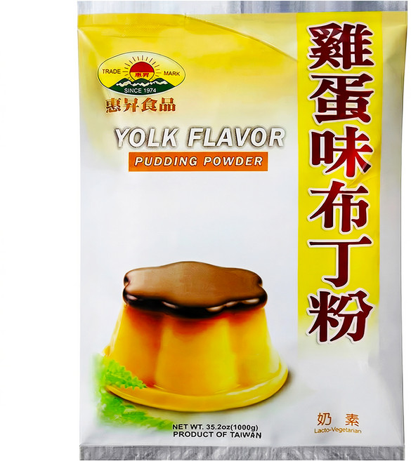 FAIRSEN 惠昇食品 雞蛋味布丁粉, 1kg, 1包