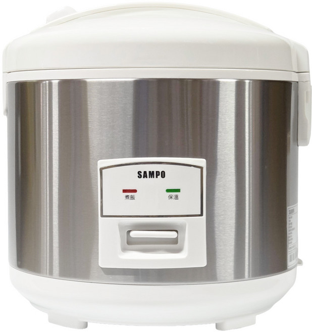 SAMPO 聲寶 電子鍋 10人份, KS-BQ18, 白色 + 銀色