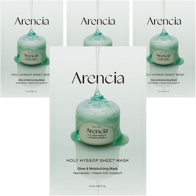 Arencia 聖潔薄荷面膜, 1入, 5個