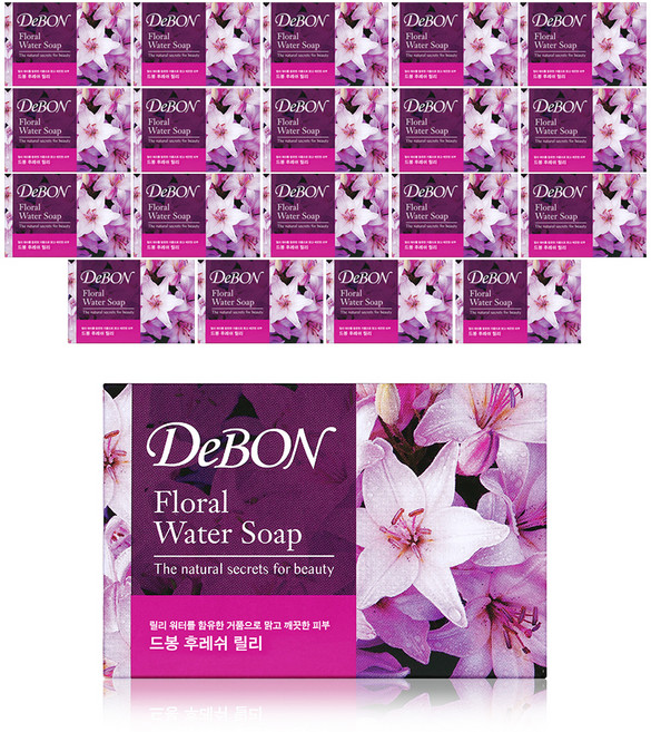 드봉 비누 후레쉬 릴리, 100g, 20개입