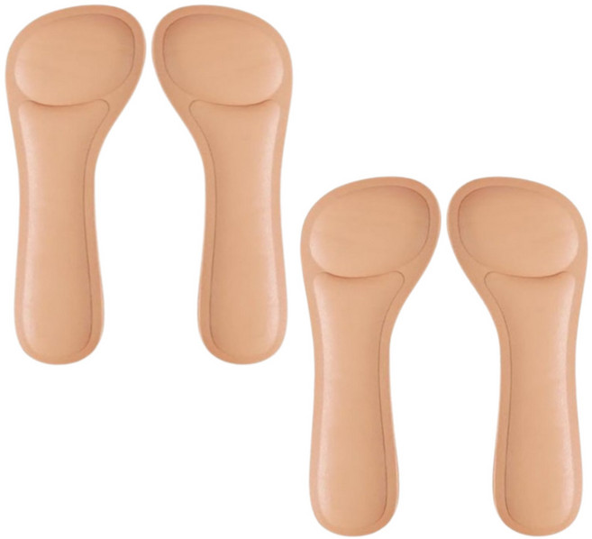 쓰리썬 소프트 여성용 접착식 쿠션 깔창 베이지, 2세트