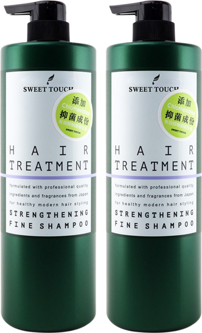 SWEET TOUCH 直覺 抑菌香水洗髮精 英國梨小蒼蘭, 1L, 2瓶