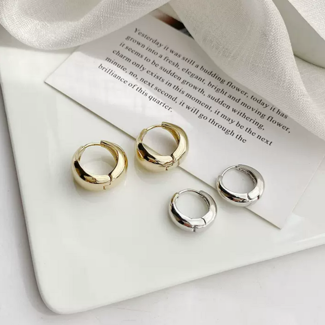 데일리 볼드 물방울 귀걸이 세트