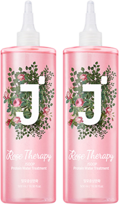 제이숲 단백질 워터 로즈테라피 트리트먼트, 500ml, 2개
