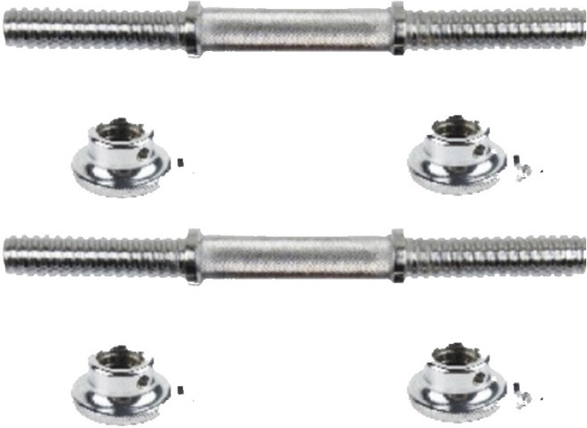 크롬 경량 아령봉 25mm + 마구리 2p, 2세트