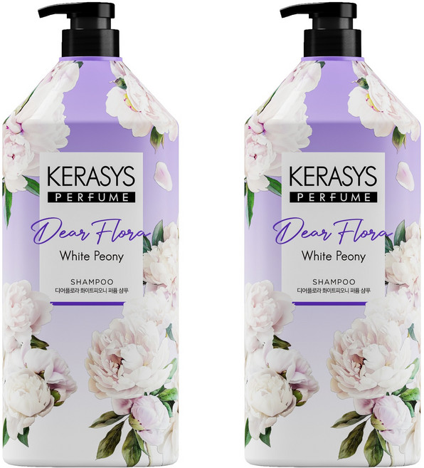 케라시스 디어플로라 화이트피오니 샴푸 화이트 피오니향, 2개, 1.5L