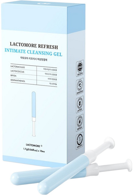 락토모아 리프레시 여성청결제 10p, 1개, 17g