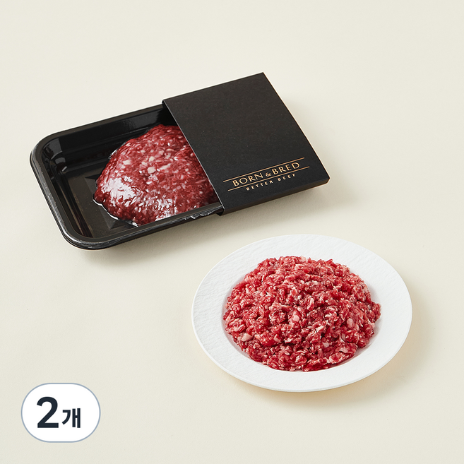 본앤브레드 1++(9) 한우 다짐육 (냉장), 150g, 2개