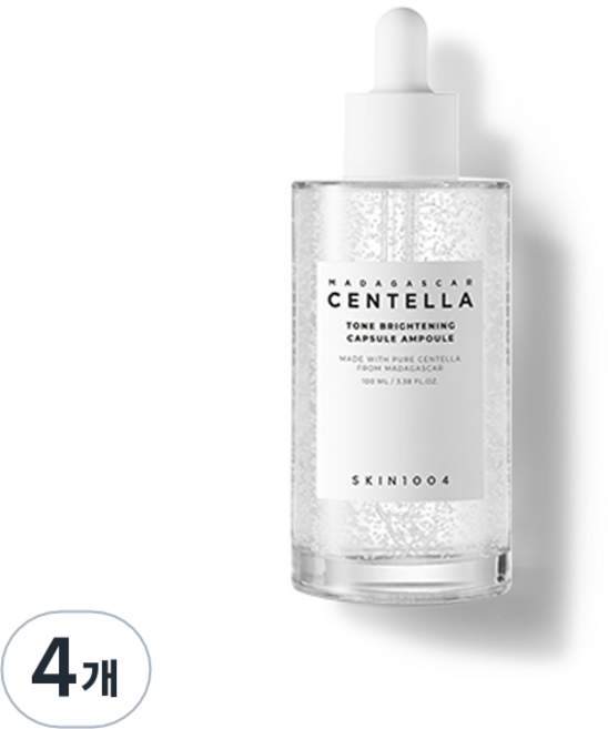 스킨1004 마다가스카르 센텔라 톤 브라이트닝 캡슐 앰플, 100ml, 4개