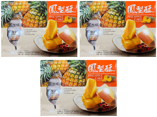 東方水姑娘 原住板屋鳳梨酥, 250g, 3盒