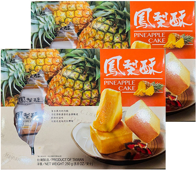 東方水姑娘 原住板屋鳳梨酥, 250g, 2盒