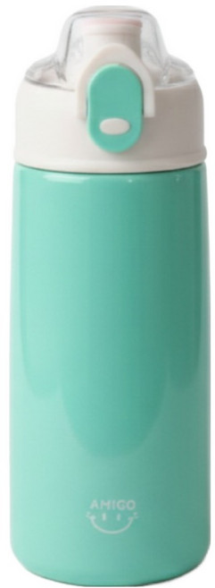 디스이즈미 아미고2 원터치 이중잠금 식세기 사용 세라믹 텀블러, 데일리 민트, 1개, 450ml