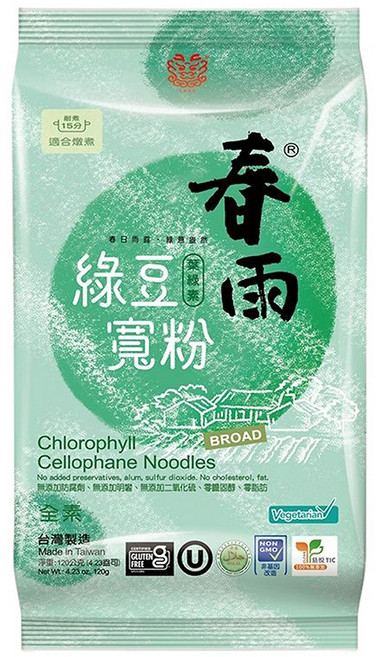 龍口 春雨綠豆寬粉, 120g, 1包