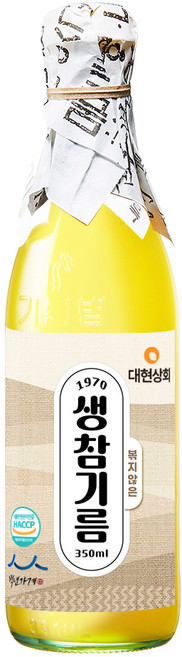 대현상회 볶지않은 생참기름, 1개, 350ml