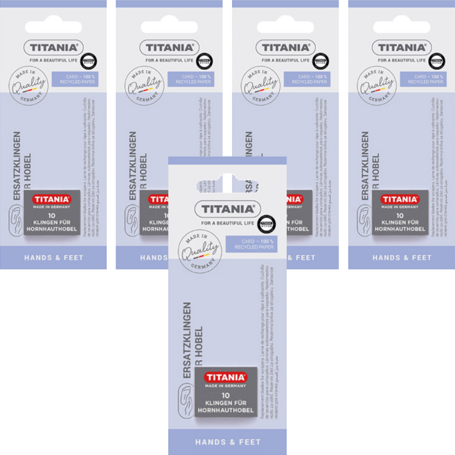 티타니아 콘커터 날 풋케어용품, 5개