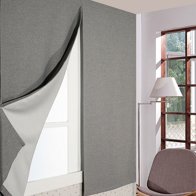 디자인갤러리 찍찍이로 붙이는 항균 벨크로 암막커튼