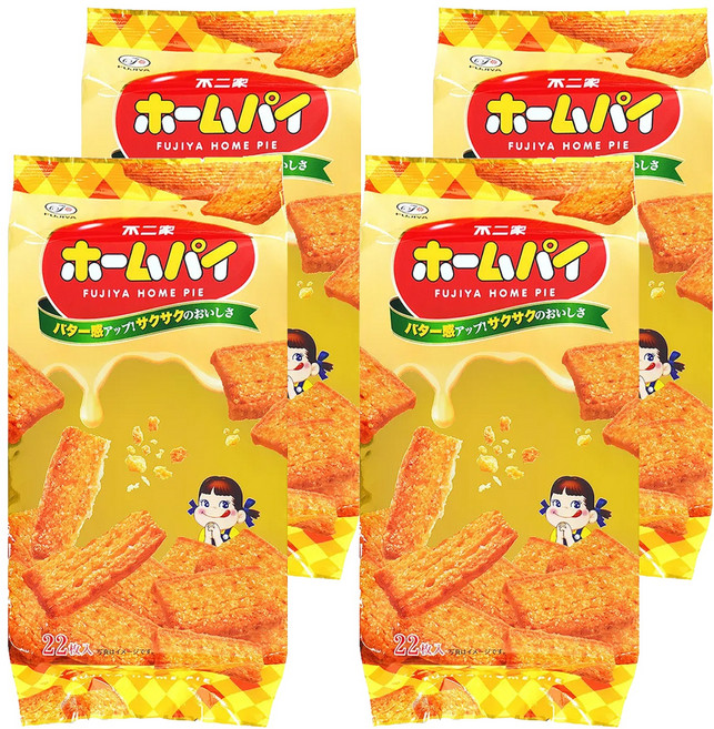 FUJIYA 不二家 千層派22枚, 110g, 4入