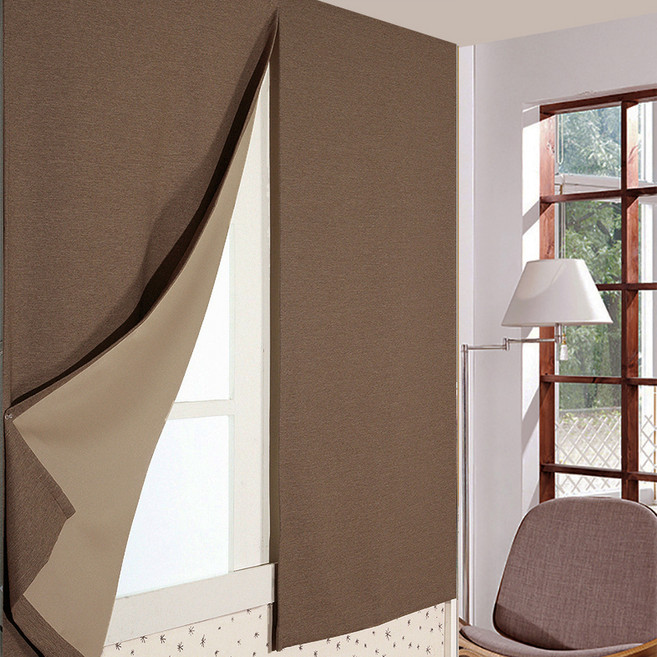 디자인갤러리 찍찍이로 붙이는 항균 벨크로 암막커튼