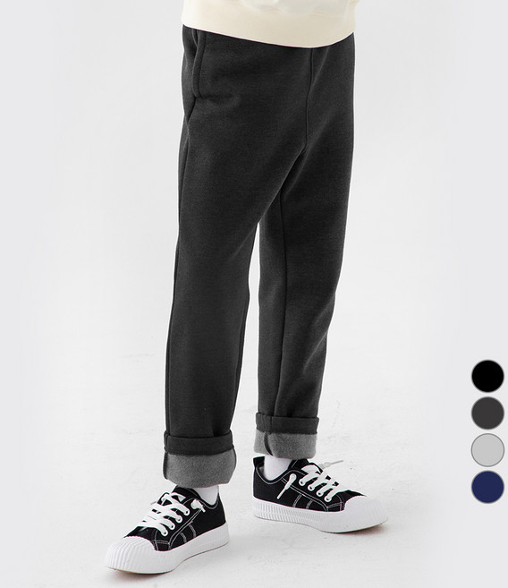 롤리트리 아동용 베이직 기모 쭈리 팬츠