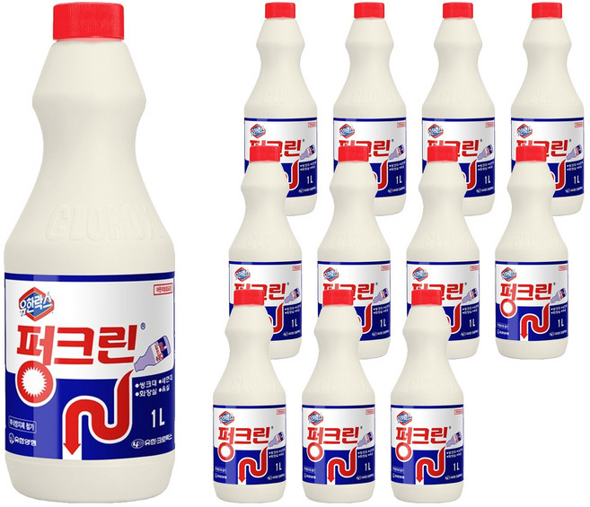 펑크린 배수구세정제, 1L, 12개