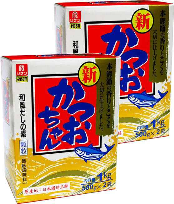 理研 風味調味料 鰹魚顆粒, 1kg, 2盒