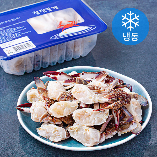 절단꽃게 2L (냉동), 1개, 450g