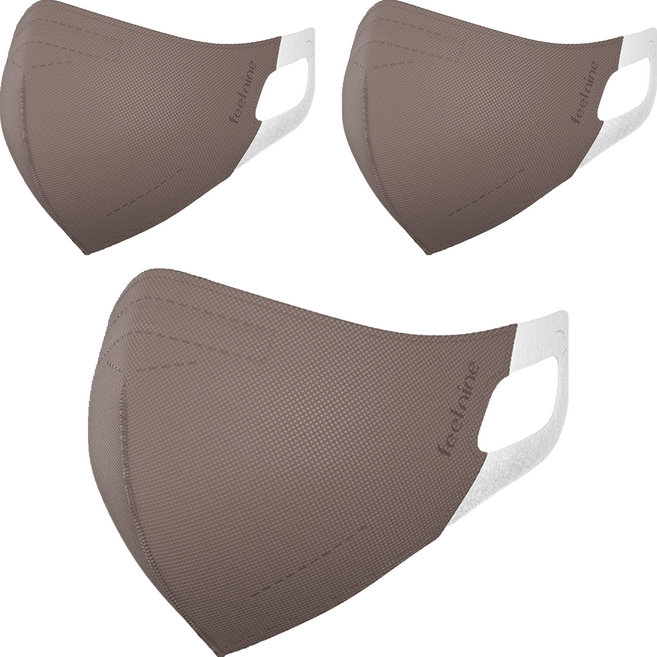 필나인 귀편한 이지핏 2D 새부리형 컬러 마스크 소형, 25개입, 3개, 샌드베이지