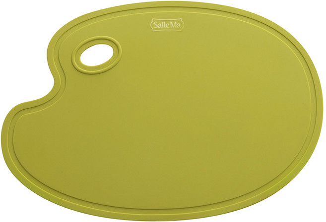 샐마 푸드팔레트 TPU 도마, 그린, 1개