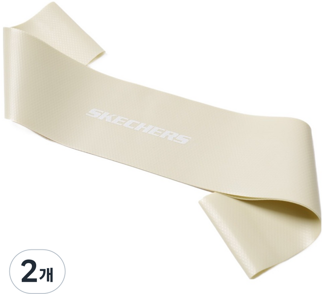 스케쳐스 라텍스 스쿼트 루프 밴드, 라이트 샌드, 2개