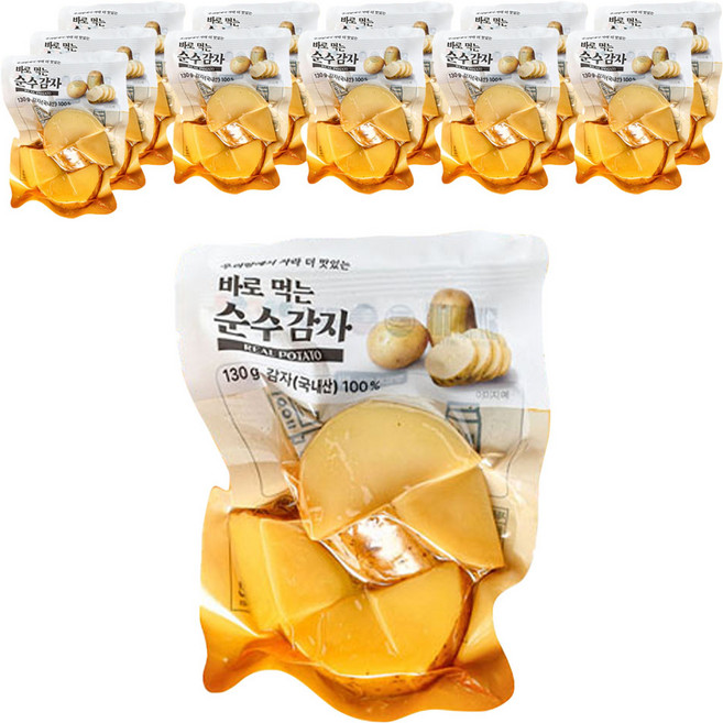 한울 바로먹는 순수감자 큐브형, 130g, 12개