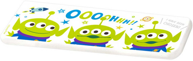 Disney 迪士尼 玩具總動員珪藻土洗漱墊 24 x 8cm, 1個, 橫 三眼怪 白色 + 綠色