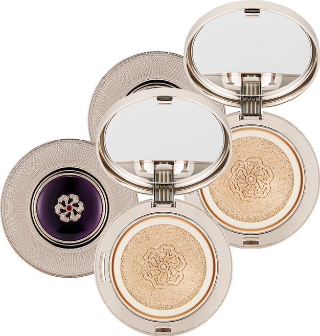 예화담 환생고 BB쿠션 본품 20g + 리필 20g, 21호 라이트 베이지, 2개