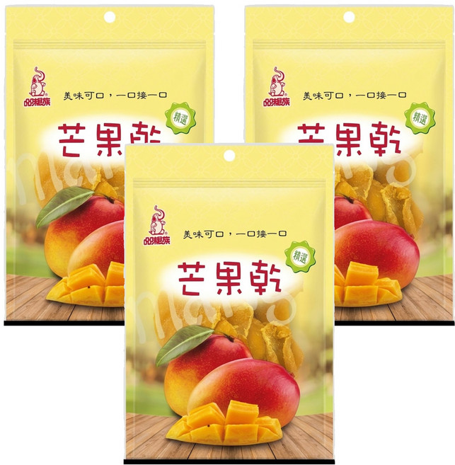 品味食族 精選芒果乾, 200g, 3包