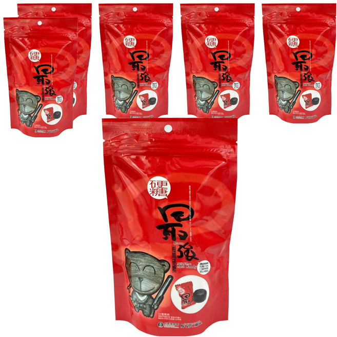 梅子夢工廠 信義鄉農會 最強 梅精硬糖, 6包, 100g