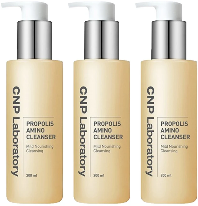 씨앤피 프로폴리스 아미노 클렌저, 200ml, 3개 - 쿠팡