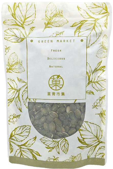 GreenMarket 菓青市集 生南瓜子, 300g, 1包
