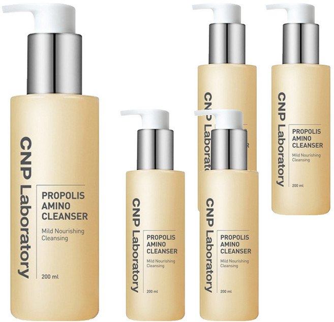씨앤피 프로폴리스 아미노 클렌저, 200ml, 5개