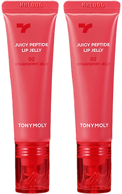토니모리 쥬시 펩타이드 립 젤리, 02 딸기 젤리, 10g, 2개 - 쿠팡