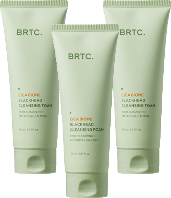 비알티씨 시카 바이옴 블랙헤드 클렌징 폼, 150ml, 3개