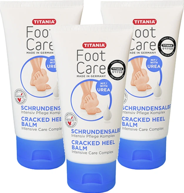 티타니아 크랙트힐 풋케어 밤, 3개, 75ml - 쿠팡
