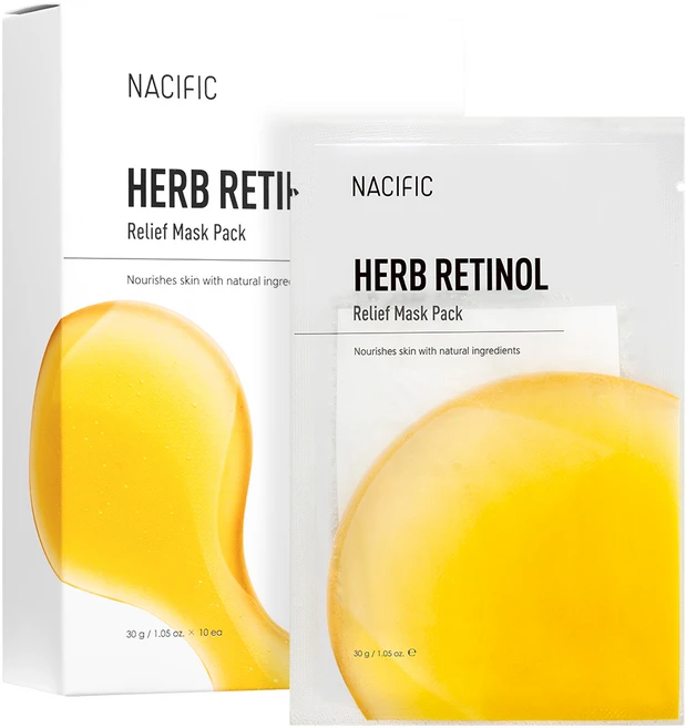 네시픽 허브 레티놀 릴리프 마스크팩 30g, 1개입, 10개 - 쿠팡