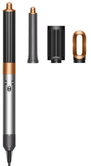 다이슨 에어랩 오리진 멀티 니켈 코퍼 스타일러 앤 드라이어 112875-01 1300W + 에어랩 롱 배럴 971888-07 세트, 112875-01(드라이어), 971888-07(에어랩)