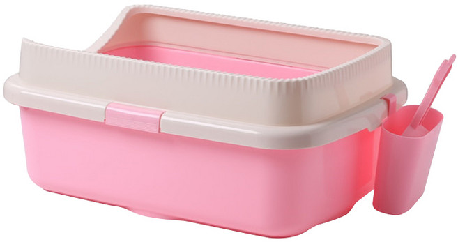 SAY COCOA 고양이 평판화장실, 핑크(JT6953), 1개