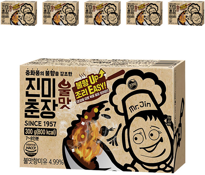 진미 불맛춘장, 300g, 6개